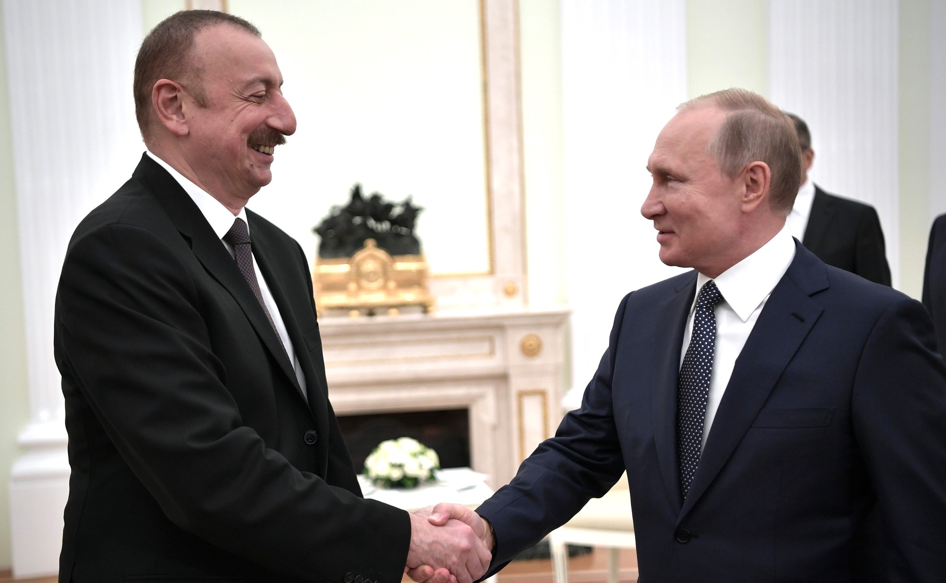 Aliyev meets Putin