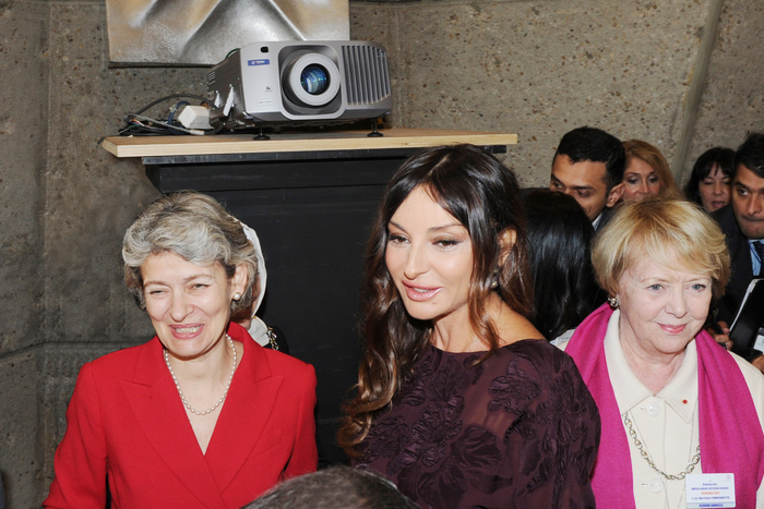 Mehriban Əliyeva UNESCO-nun sədri İrina Bokova ilə