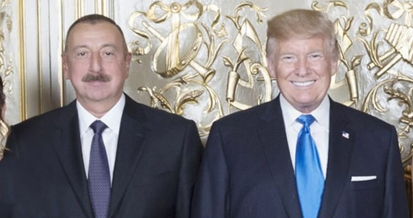 İlham Əliyev və Donald Tramp