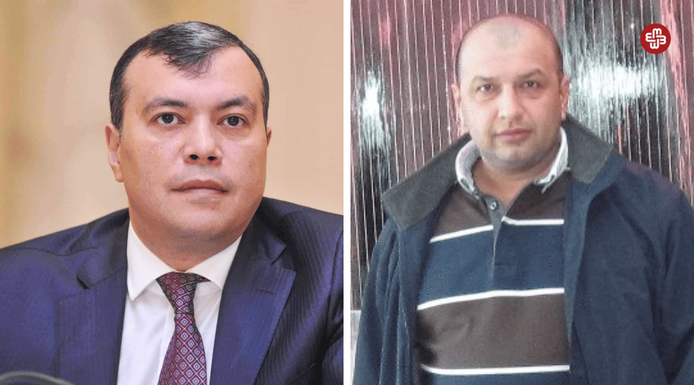 Əmək və əhalinin sosial müdafiəsi naziri Sahil Babayev və Elman Umudov