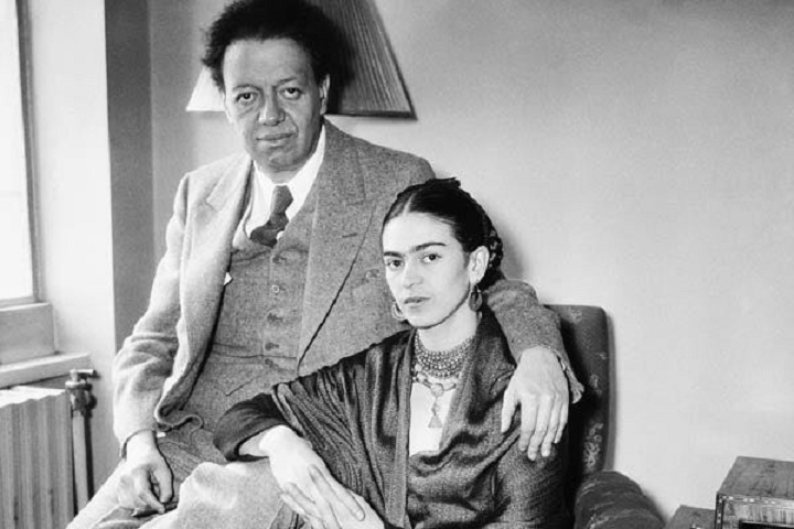 Frida Kalon və həyat yoldaşı Dieqo Rivera