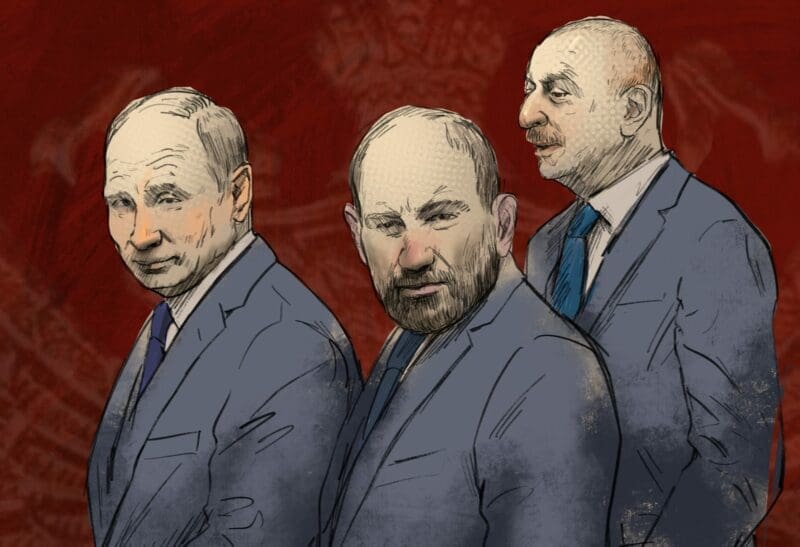 Putin, Paşinyan və Əliyev