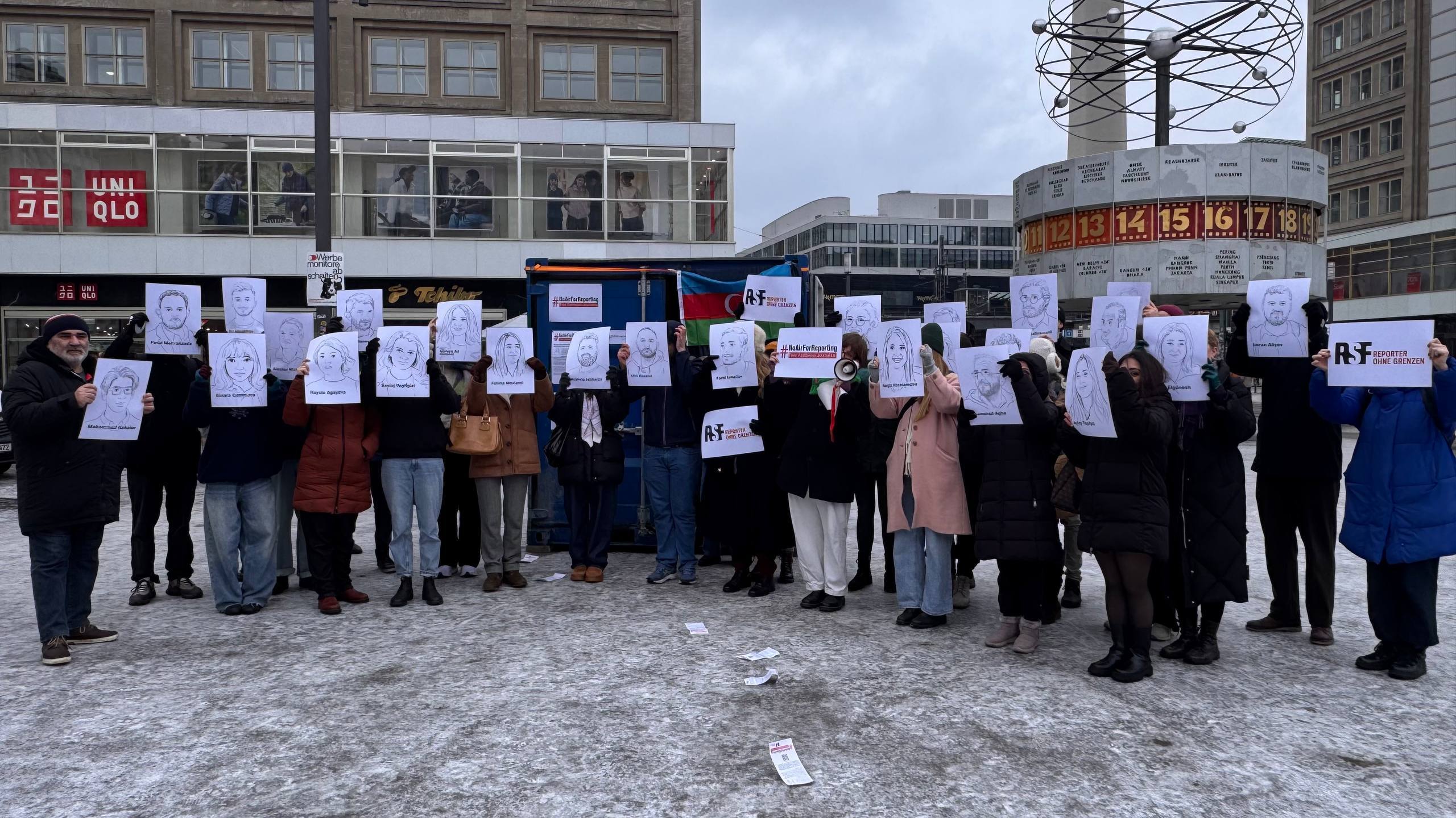 “Reporters Without Borders” launches solidarity actions in support of imprisoned journalists in Azerbaijan